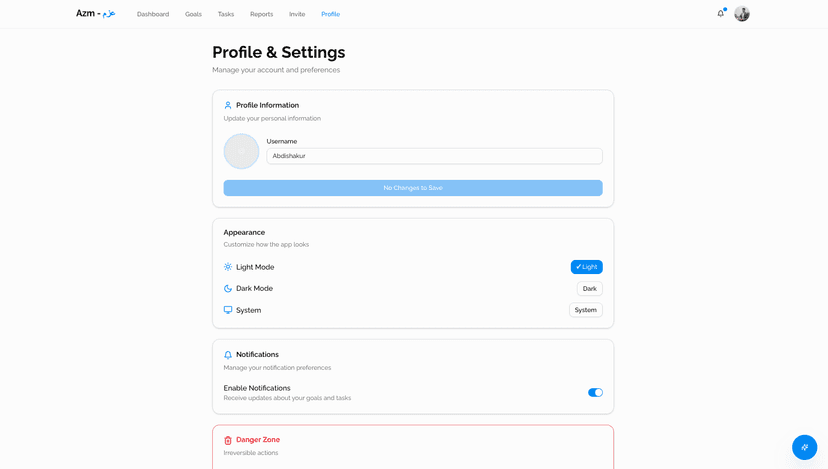 User Profile Management